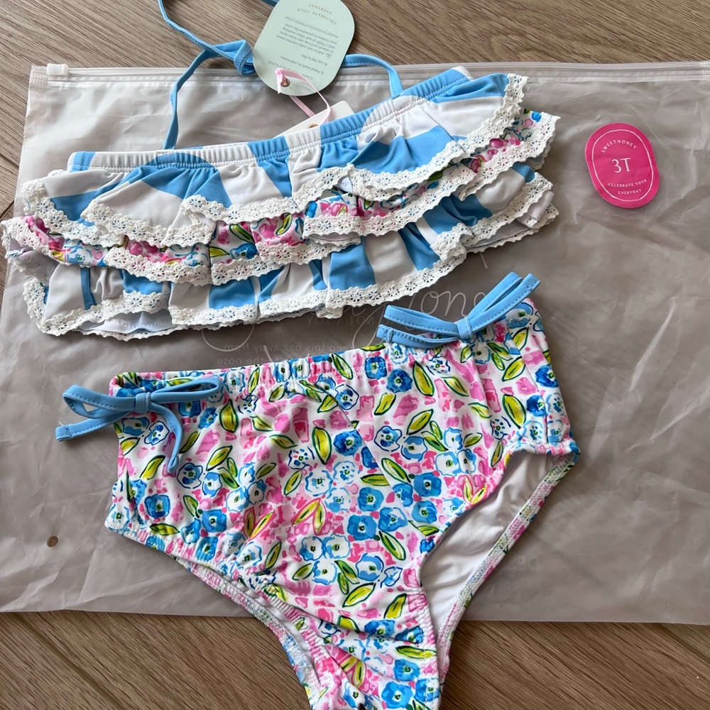 SweetHoney two piece toddler bathing suit - Picture 1 of 1